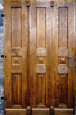 Antike Musselinglas-Türen Klassizismus Eiche