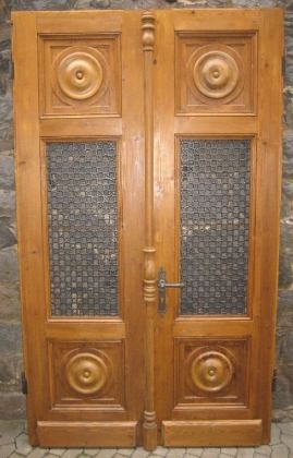 Antike Zimmertüren mit Glas 0 Fichte/Tanne