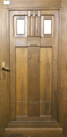 Antike Haust&uuml;ren Art D&eacute;co Eiche