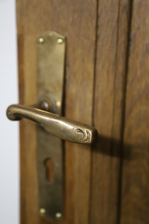 Antike Haust&uuml;ren Art D&eacute;co Eiche