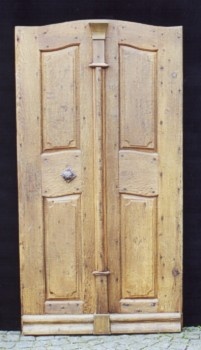 Antike Musselinglas-Türen Barock Eiche
