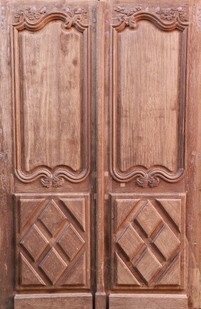 Antike Haust&uuml;ren Barock Eiche 