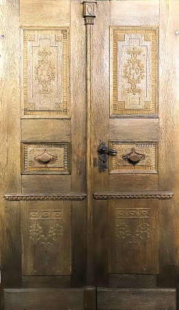 Antike Haustüren Biedermeier Eiche