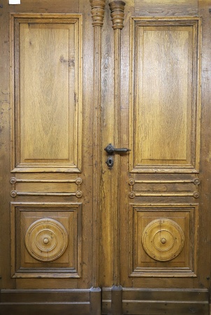 Antike Haust&uuml;ren Biedermeier Eiche