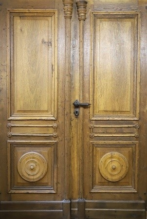 Antike Haust&uuml;ren Biedermeier Eiche