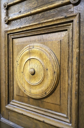 Antike Haust&uuml;ren Biedermeier Eiche