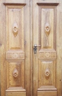 Antike Haust&uuml;ren Biedermeier Eiche