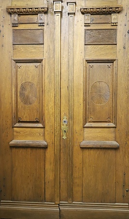 Antike Haust&uuml;ren Empire Eiche
