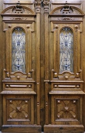 Antike Haust&uuml;ren Gr&uuml;nderzeit Eiche