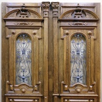 Antike Haust&uuml;ren Gr&uuml;nderzeit Eiche