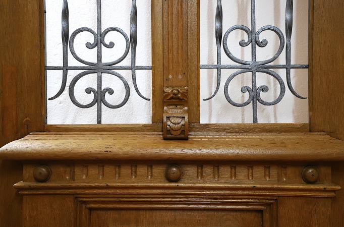 Antike Haust&uuml;ren Gr&uuml;nderzeit Eiche 