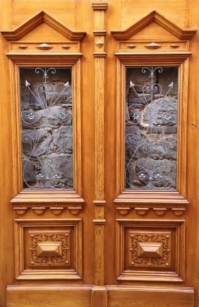 Antike Haust&uuml;ren Gr&uuml;nderzeit Fichte 