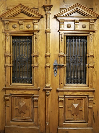 Antike Haust&uuml;ren Gr&uuml;nderzeit Fichte