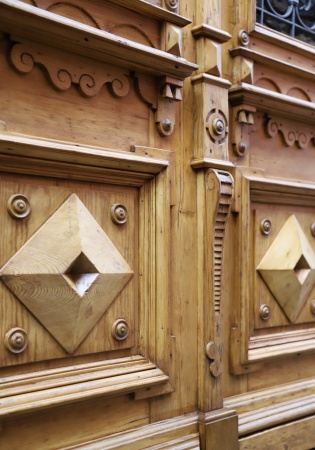 Antike Haust&uuml;ren Gr&uuml;nderzeit Fichte