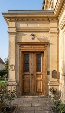 Antike Haust&uuml;ren Gr&uuml;nderzeit Fichte