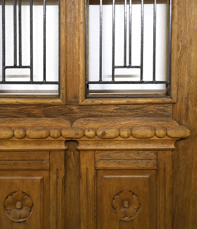Antike Haust&uuml;ren Jugendstil Eiche