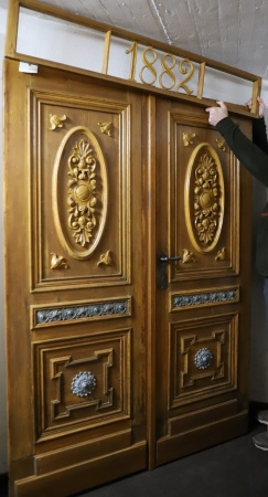 Antike Haust&uuml;ren Jugendstil Kiefer