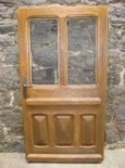 Antike Musselinglas-Türen Jugendstil Kiefer