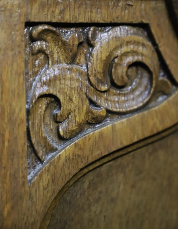 Antike Haust&uuml;ren Jugendstil Eiche