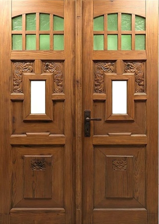 Antike Haust&uuml;ren Jugendstil L&auml;rche