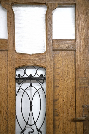 Antike Haustüren Jugendstil Eiche