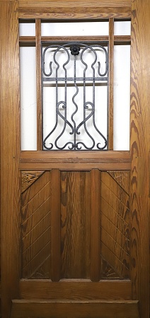 Antike Haust&uuml;ren Jugendstil Fichte