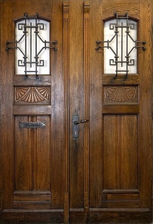 Antike Haust&uuml;ren Jugendstil Eiche