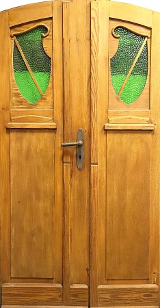 Antike Haust&uuml;ren Jugendstil Kiefer