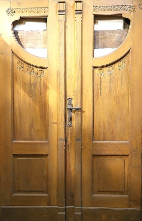 Antike Haust&uuml;ren Jugendstil Fichte