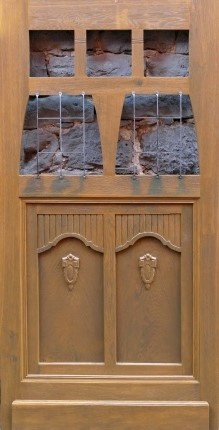 Antike Haustüren Jugendstil Eiche