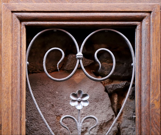 Antike Haust&uuml;ren Jugendstil Eiche