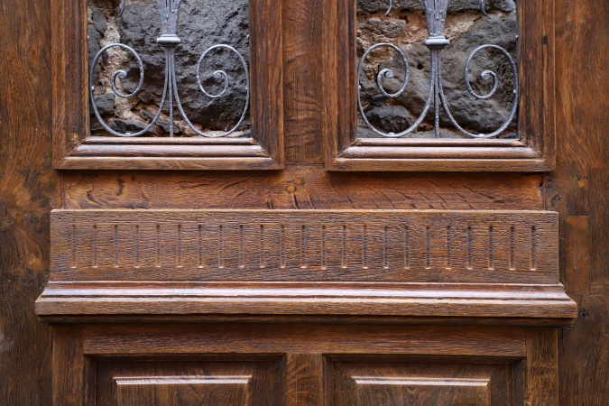 Antike Haust&uuml;ren Jugendstil Eiche