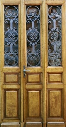 Antike Haust&uuml;ren Jugendstil Eiche