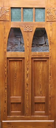 Antike Haust&uuml;ren Jugendstil Kiefer