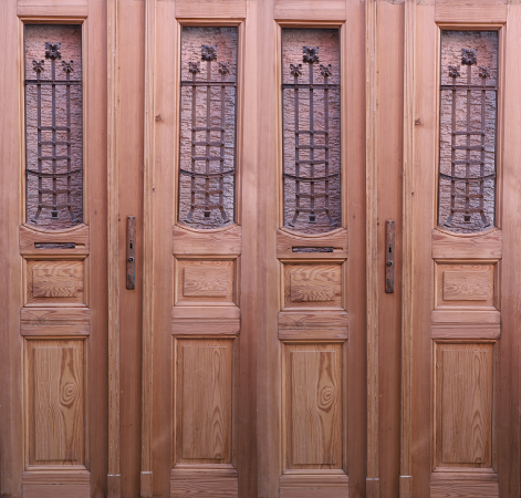 Antike Haustüren Jugendstil Fichte