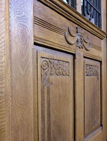 Antike Haust&uuml;ren Jugendstil Eiche