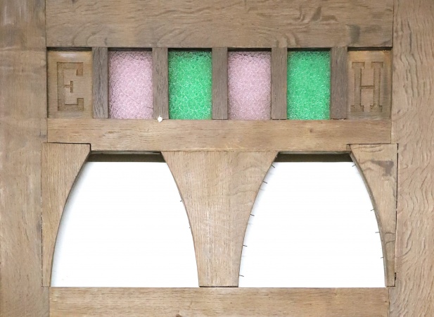 Antike Haust&uuml;ren Jugendstil Eiche