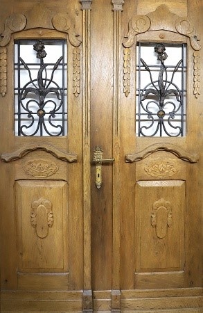 Antike Haust&uuml;ren Jugendstil Eiche