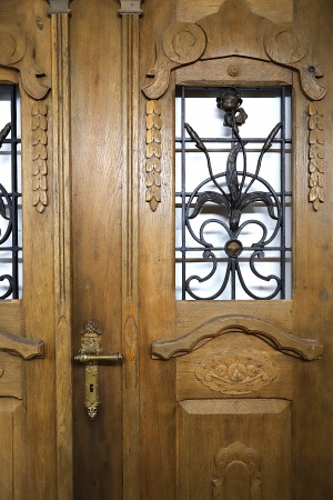 Antike Haust&uuml;ren Jugendstil Eiche