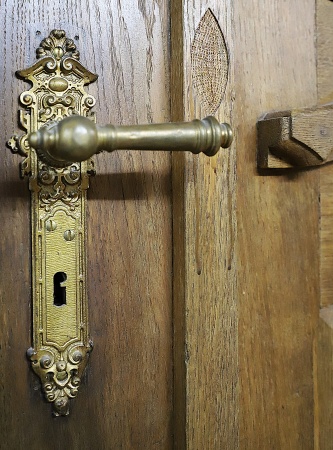 Antike Haust&uuml;ren Jugendstil Eiche