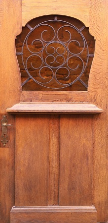 Antike Haust&uuml;ren Jugendstil Eiche