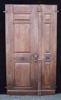 Antike Musselinglas-Türen Klassizismus Eiche