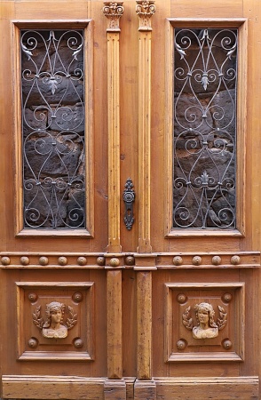 Antike Haust&uuml;ren Klassizismus Fichte/Tanne