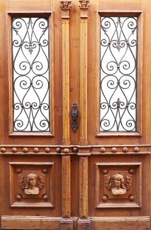 Antike Haust&uuml;ren Klassizismus Fichte/Tanne