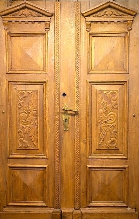 Antike Haust&uuml;ren Louis Philippe Eiche