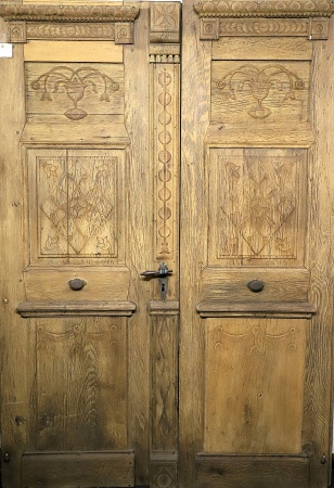 Antike Haust&uuml;ren Louis XVI Eiche