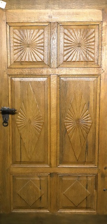 Antike Haustüren Louis XVI Eiche