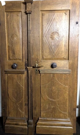 Antike Haust&uuml;ren Louis XVI Eiche