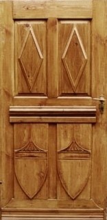 Antike Haustüren Louis XVI Fichte