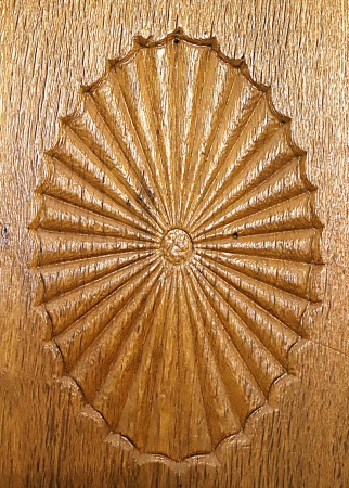 Antike Haust&uuml;ren Louis XVI Eiche